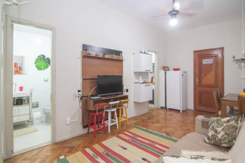 Apartamento Charmoso Na Praia De Copacabana Rio de Janeiro Kültér fotó