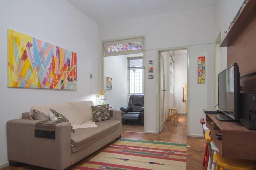Apartamento Charmoso Na Praia De Copacabana Rio de Janeiro Kültér fotó